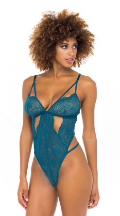 Constance Lace Teddy -Lingerie Shop OL 52 11593 BLC ALT 2022MAY48546