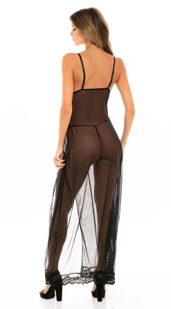 Valentine Lingerie Gown -Lingerie Shop OL 76 11495 BK BACK HR 2021APR31866