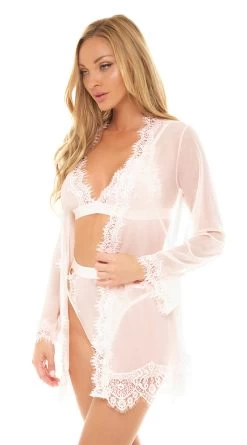 Yandy Eyelash Lace Robe Set -Lingerie Shop OL 94 11136 PWP ALT1 BA
