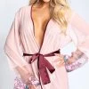 Annette Mesh Two-Tone Robe