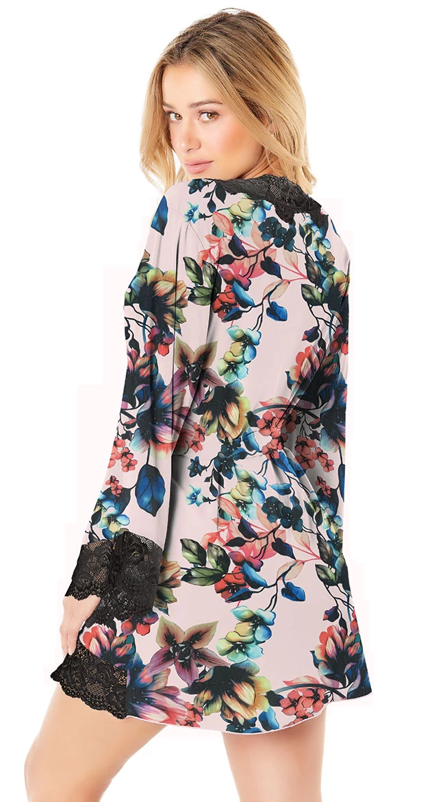Reina Butterfly Sleeve Lace Robe 5 Reina Butterfly Sleeve Lace Robe - Image 5
