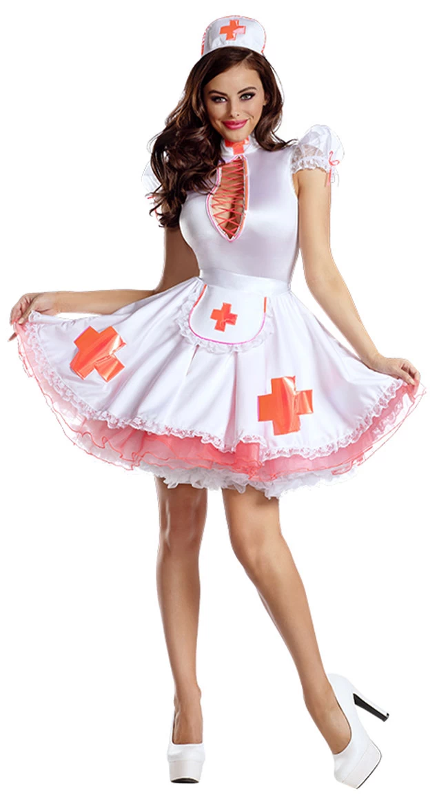 Neon Dream Nurse Costume 1 Neon Dream Nurse Costume
