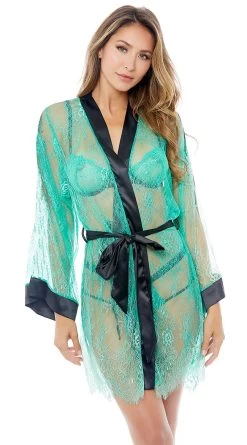 Green With Envy Lace Robe