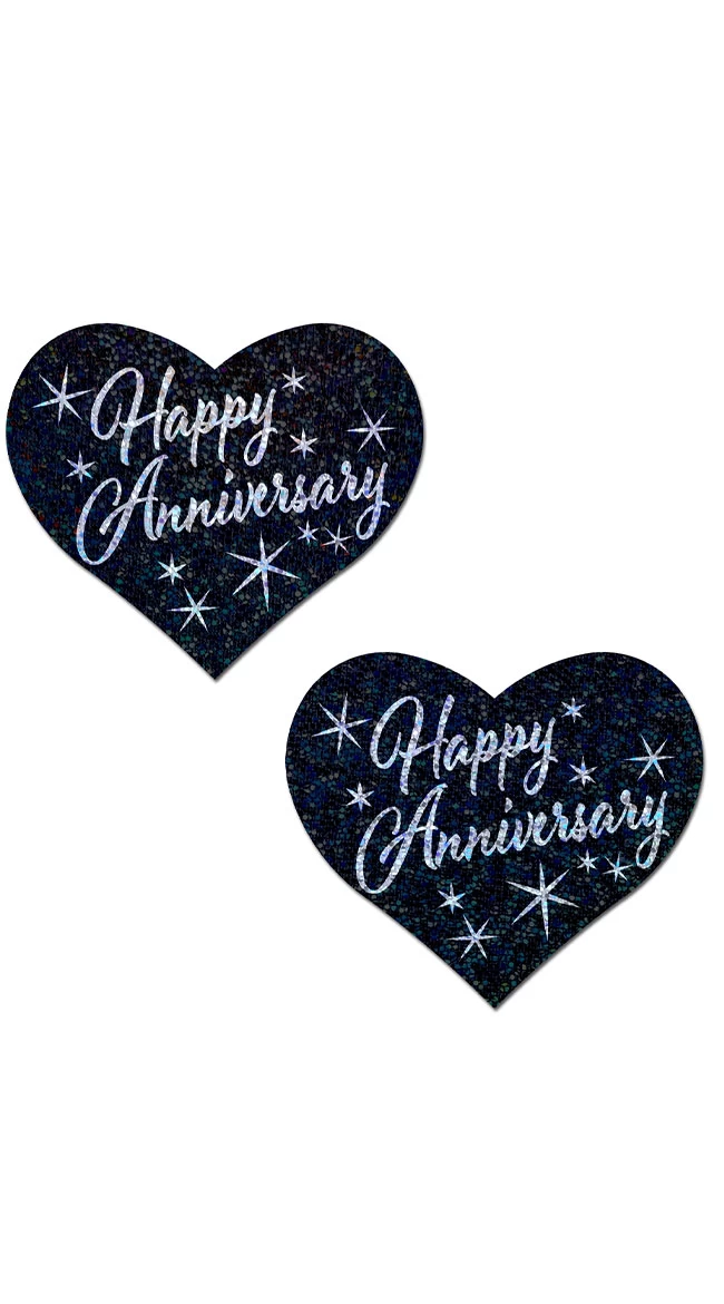 Happy Anniversary Heart Pasties 1 Happy Anniversary Heart Pasties