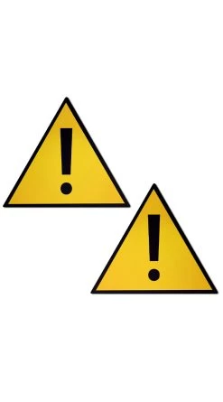 Warning Sign Pasties