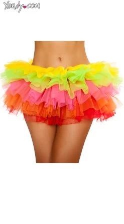 Roma Basic Fluffy Petticoat -Lingerie Shop RM 4457 Rainbow CST2014