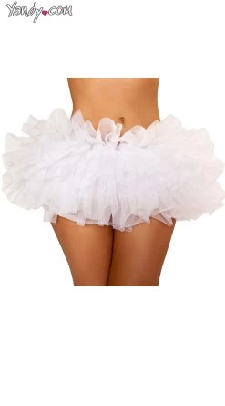 Roma Basic Fluffy Petticoat -Lingerie Shop RM 4457 White CST2014