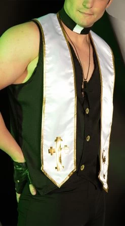 Roma Men's Holy Priest Costume -Lingerie Shop RM 4958 EDS 4 YANDY 2021HALLOWEEN