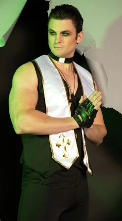 Roma Men's Holy Priest Costume -Lingerie Shop RM 4958 EDS 6 YANDY 2021HALLOWEEN