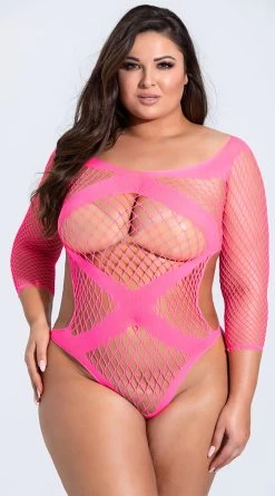 Roma Plus Size Ridiculously Radiant Crotchless Teddy 13 Roma Plus Size Ridiculously Radiant Crotchless Teddy -Lingerie Shop RM LI290Q PNK 3 YANDY PS03242021