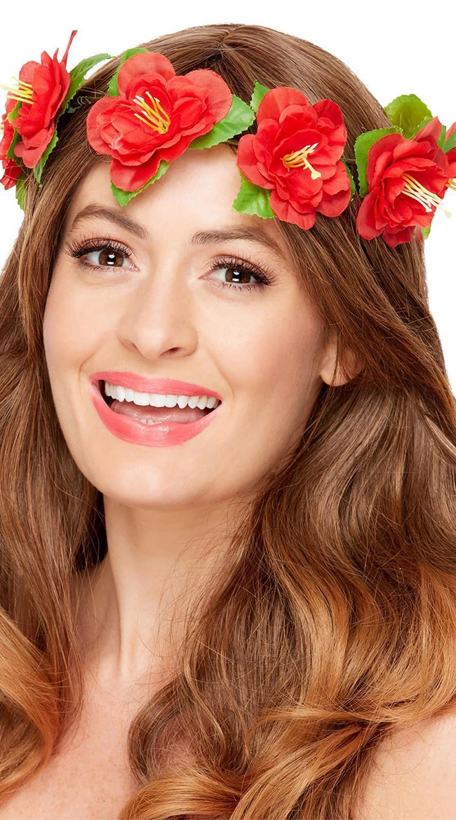 FEVER Hawaiian Flower Crown 2 FEVER Hawaiian Flower Crown - Image 2