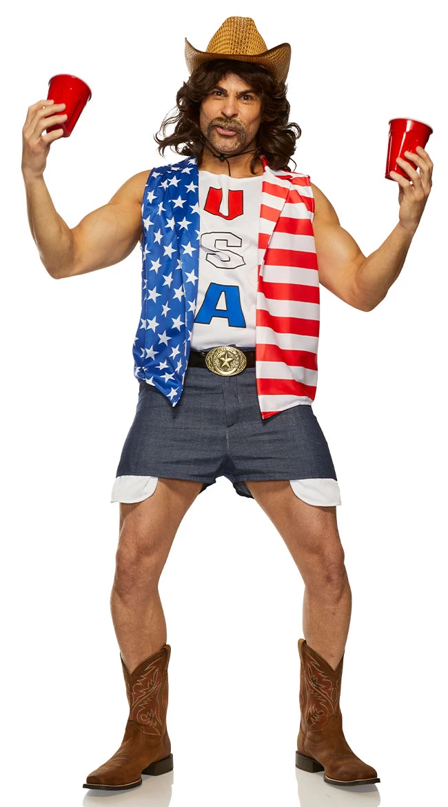 Men's American Cowboy Costume 2 Men's American Cowboy Costume - Image 2