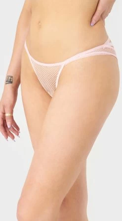 Choose Me Netted Cheeky Panty -Lingerie Shop ST 10984 BLUSH 02 YANDY PS03302022