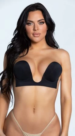 U-Plunge Strapless And Backless Push-Up Bra