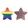 2-Pack Pride Rainbow Glitter Pasties