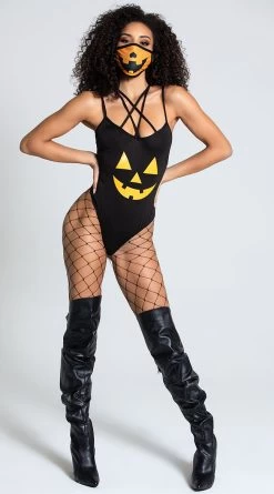 Yandy Pretty Pumpkin Face Mask 5 Yandy Pretty Pumpkin Face Mask -Lingerie Shop YA 1008LIPK 1 PS09152020