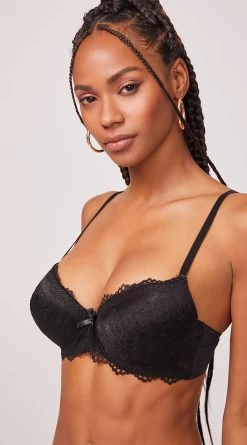 Yandy Double Up Daisy Black Demi Bra 7 Yandy Double Up Daisy Black Demi Bra -Lingerie Shop YB B25451 BLK Yandy PS07272022