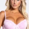 Yandy Double Up Daisy Light Pink Demi Bra