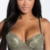 Yandy Pretty Days Extreme Olive Push-Up Bra