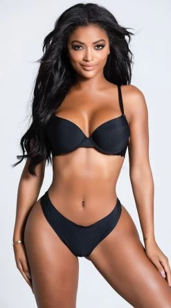 Yandy Kenny Black Thong Panty