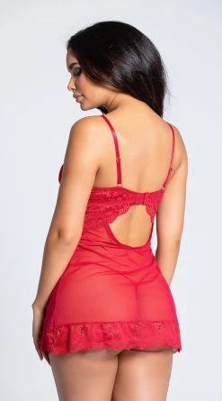 Yandy Sass Appeal Babydoll Set -Lingerie Shop YO 74 11053 RED PS08072019 9 Edit