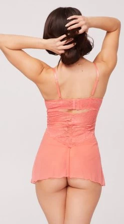 Yandy Sweet As Can Peach Babydoll Set 7 Yandy Sweet As Can Peach Babydoll Set -Lingerie Shop YO 74 11659 PEACH 1045 Yandy PS05032022