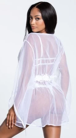 Yandy Appliques Abloom Robe -Lingerie Shop YO 94 11174 WHT 5 YANDY PS06232021