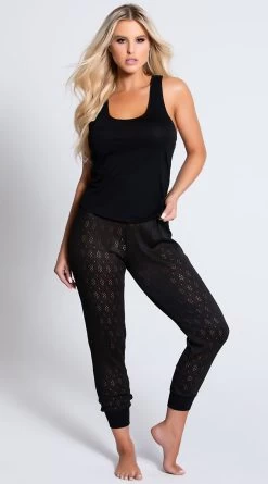 Yandy Casual Cutie Lounge Set -Lingerie Shop YSM PL YA0300 BLACK 3 PS03202019 PROD Edit